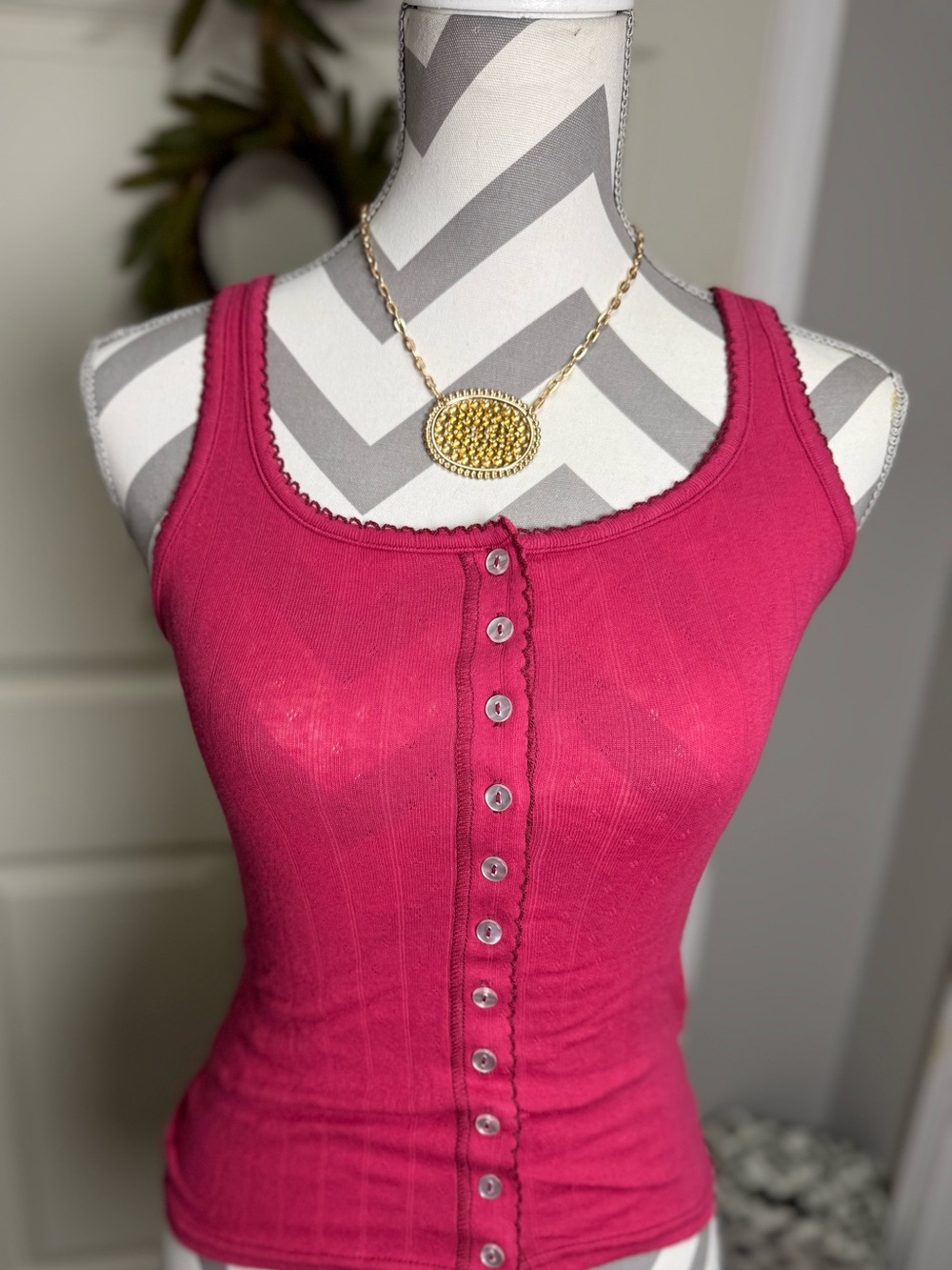 NWT Free People cropped ribbed tank